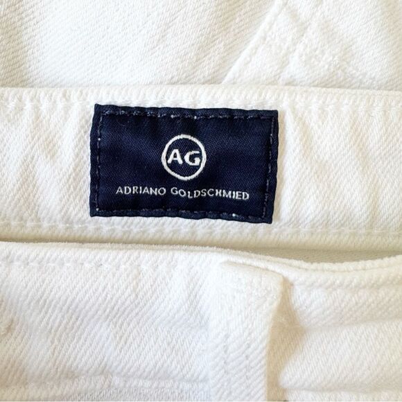 AG Adriano Goldschmied THE LEGGING ANKLE Super Skinny Jeans in White Raw Hem - Picture 12 of 16